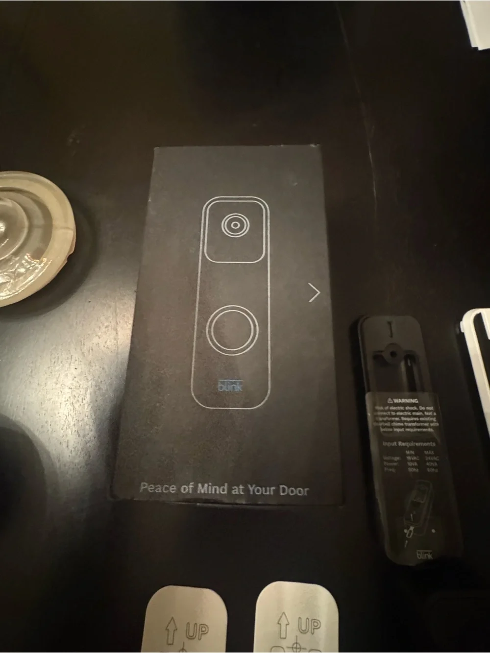 Two Blink Video Doorbell Units — Black and White
